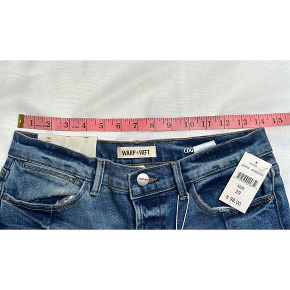 Warp+Weft Women’s CDG Paris Cigarette Sandrine Jeans Size 29 - Picture 6 of 12